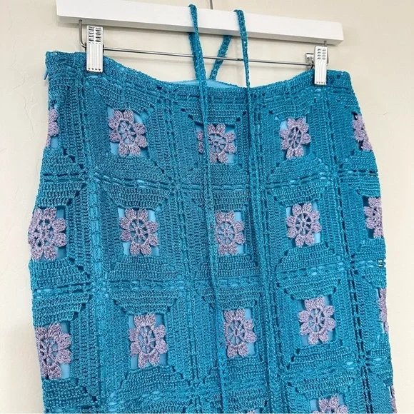 Lisa Maree You Are Now Midi Skirt in Turquoise - Picture 10 of 13